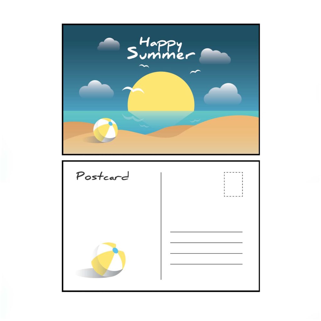 How to Send a Postcard Lesson