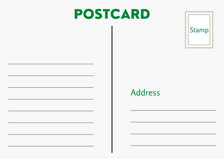 Free English Lessons: How to Send a Postcard?